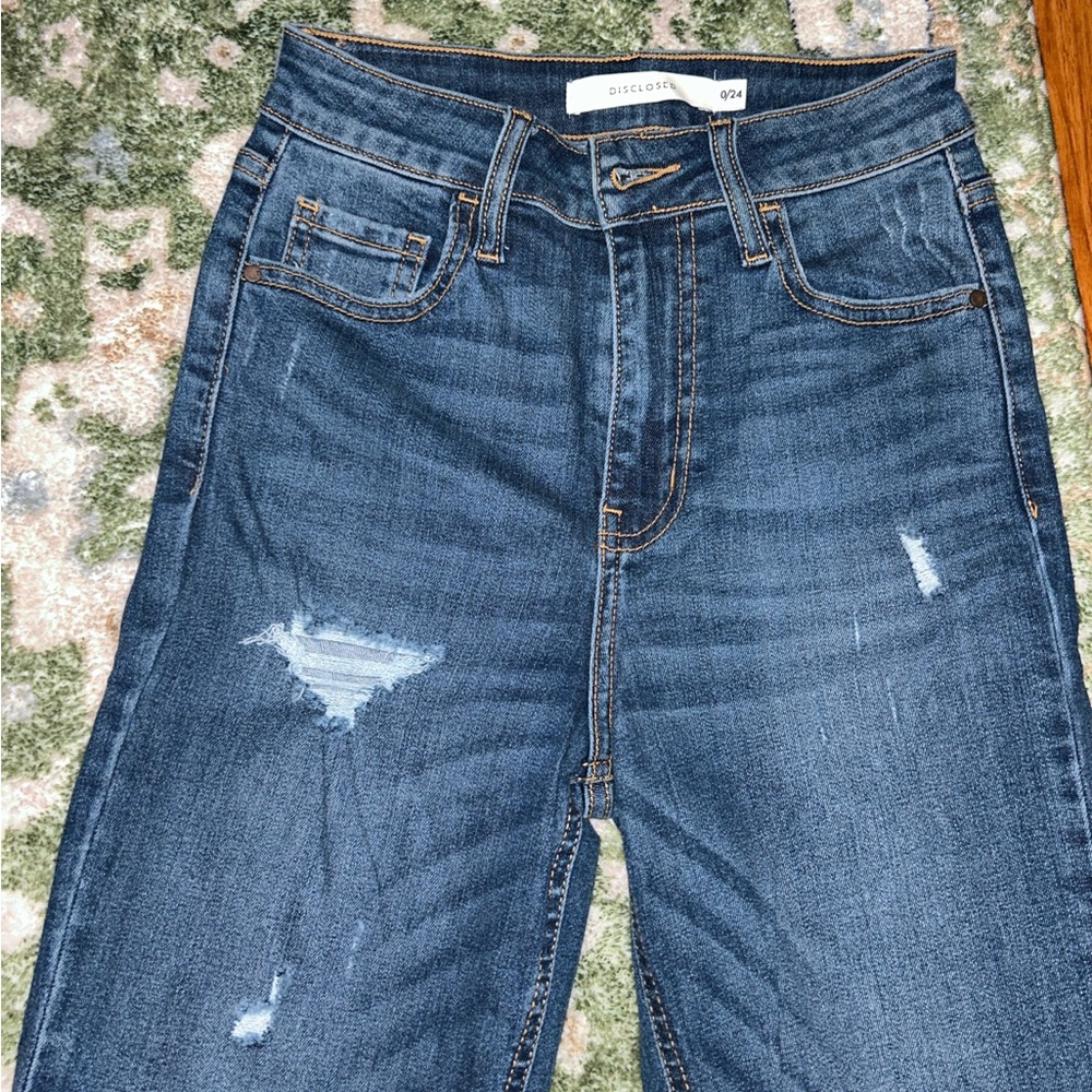 Discovery High Rise Dark Blue Women's Jeans